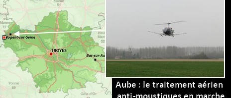 Aube : le traitement aérien anti-moustiques en marche